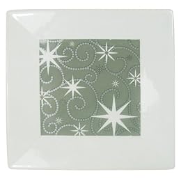 Product Image Silver Scroll Appetizer Plate Set of 8