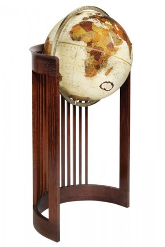 Replogle Globes Barrel Globe, Bronze Metallic Finish, 16-Inch Diameter
