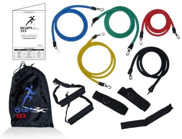 11 Pcs-5 Resistance Bands-door Anchor-ankle Straps Resistance Bands ...