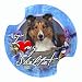 Set of Two Shetland Sheepdog Occasion Carsters - Style dpa18