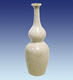 Ceramic Vase - White/ Lava (17