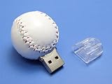 上海問屋オリジナル USBメモリ 2GB (Baseball)