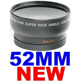 52mm WIDE-ANGLE Lens FOR NIKON D3000 D5000 D40 D50 D60 D70 D90 D40X