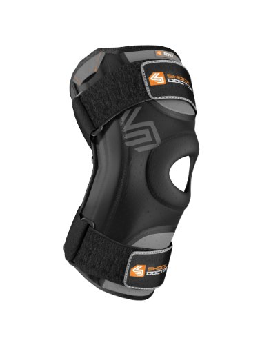 Shock Doctor Knee Stabilizer with Flexible Support Stays (Black, Medium) Shock Doctor Knee Stabilizer with Flexible Support Stays (Black, Medium)