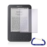 Gizmo Dorks Screen Protector with Carabiner Key Chain for the Amazon Kindle 3 (Latest Generation, 6" Display)