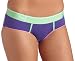 Diesel Women's Celebrity Culotte-Logo Panty, Violet/Green, Medium