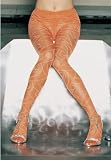 Lycra Opaque And Sheer Woven Swirl Pattern Tights