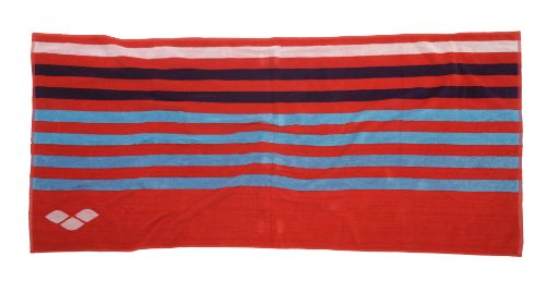 Arena Uni Handtuch Hirax, red_multicolor, 76x170, 51262 Preisvergleich