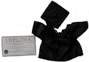 Black Graduation Outfit fit Webkinz, Shining Star & 8"-10" Make Your Own Stuffed Animals