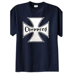 Big Mens Choppers Cross T-Shirt (Big and Tall and Regular Sizes)