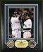 Ken Griffey Jr & Ichiro 24KT Gold & Infield Dirt Coin Photo Mi