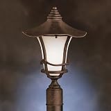 Aged Bronze Finish 18 High Outdoor Post Light