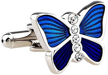 JEW JEWLY Beautiful Butterfly Shape Cufflinks