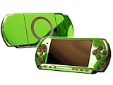 PlayStation Portable 2000 (PSP-Slim) Skin - NEW - LIME CHROME MIRROR system ....