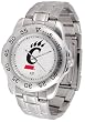Cincinnati Bearcats Suntime Mens Sports Watch w/ Steel Band - NCAA College Athletics