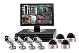 REVO 16 Channel Indoor/Outdoor Video Security System with DVR, Monitor and 8 Security Cameras