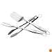 Weber Style 18700 Professional-Grade 3-Piece Stainless-Steel Tool Set