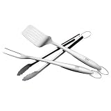 Weber Style 18700 Professional-Grade 3-Piece Stainless-Steel Tool Set