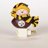 Pittsburgh Steelers 5 Snowman Night Light - NFL Football