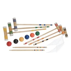 Halex Premier 6 Player Croquet Set in Molded Carry Case by 