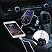 Sminiker Big LCD Display Car Bluetooth Adapter FM Transmitter Car Radio and Car Speakers Kit for Handsfree Calling & MP3 Player,TF Card and USB Car Charger for Any Bluetooth Devices