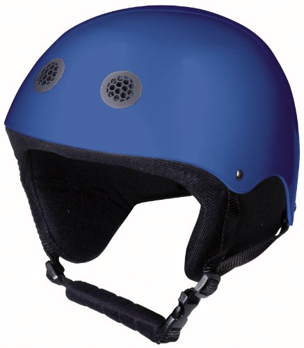AlpenGaudi Rodelhelm Alpenspeed Jet Blau 25 cm