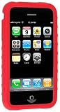 Red Silicone Case for Apple 3G iPhone / Apple 3G S