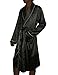 Mens Long Silk Couture Lounge / Sleepwear Robe - One Size Fits Most