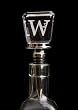 Monogram Glass Wine Stopper - W