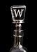 Kitchen & Housewares : Monogram Glass Wine Stopper - W