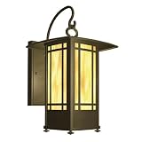 American Fluorescent EUW126MBSCT Eureka Outdoor Sconce, Transitional Mission Style with... by American Fluorescent