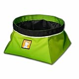 Ruffwear Quencher Collapsible Waterproof Travel Dog Bowl, Lichen Green, Small