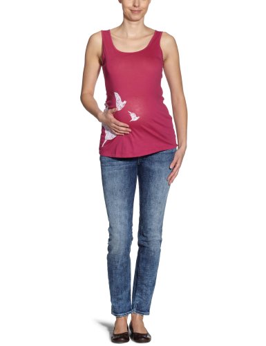 bellybutton Damen Umstandsmode Shirt/ Top 1054100-30705, Gr. 44 (XXL), Pink (dark pink) Preisvergleich