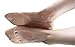 CAcB Women's Lowest Cut Liner Socks w/Forefoot Cushion & Silicone Heel,5 pairs