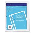 National Brand Heavyweight 20-lb. Reinforced Bond Filler Paper, 11 x 8.5 inches, Unruled, 100 Sheets per Pack (20121)