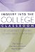 Inquiry into the College Classroom: A Journey Toward Scholarly Teaching (JB - Anker)