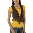 Juniors' Xhilaration&reg; Fringe Vest - Vendor Brown