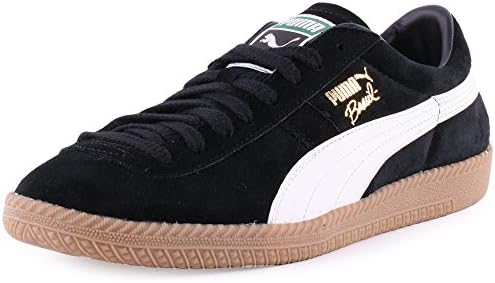 Puma Puma Brasil Suede Mens Suede Trainers Black White 9 US