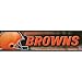 Cleveland Browns - Helmet & Name Bumper Sticker