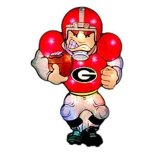 Georgia Bulldogs 20 Double Sided Window Light-Up Player