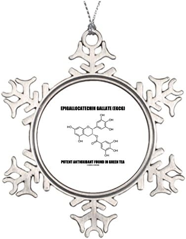 Memy Isole Tree Branch Decoration Epigallocatechin gallate EGCG Potent Antioxidant Snowflake Ornaments For Christmas