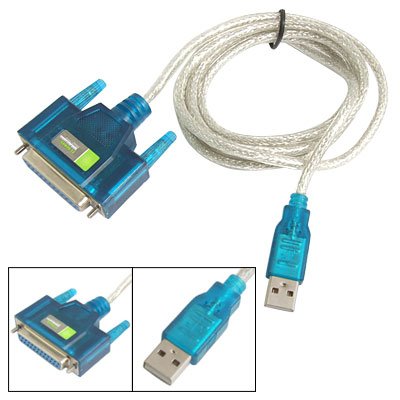 USB 2.0 to DB25 Female Parallel Converter Adapter Printer Cable