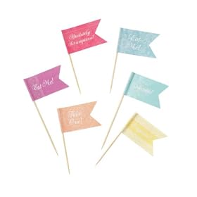 Talking Tables Utterly Scrumptious Canape Flags