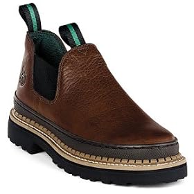 Buy Ladies Georgia EVA Leather Cushion Comfortable Slip-On Casual Work Boots by Georgia Boot