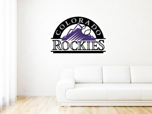 Colorado Rockies MLB Logo Wall Graphic Decal Sticker (25" x 17")