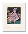 Pierre Brissaud, "La F&ecirc;te est Finie Robe d'organdi et robe de petite fille, de Jeanne Lanvin," plate 30 from Gazette du Bon Ton, Volume 1, No. 4