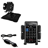 Blackberry Storm 2 Auto Bean Bag Dash Holder with Car Charger - Uses Gomadic TipExchange