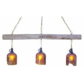 Z-Lite 90103-XXX-POST 47-Inch 3-Light Billiard Island Fixture with Glass Shades