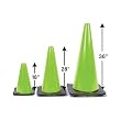 Boston Industrial Traffic Safety Cone - Fluorescent Lime