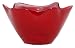 Colorful Recycled Art Glass Ruby Red Small Bowl 7.5
